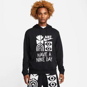 Nike Sportswear Men's French Terry Pullover Hoodie HAVE A NIKE DAY Sz Large